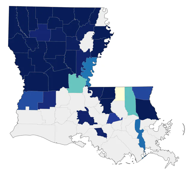 White-breasted Nuthatch county map