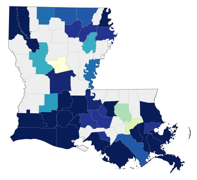 White-rumped Sandpiper county map