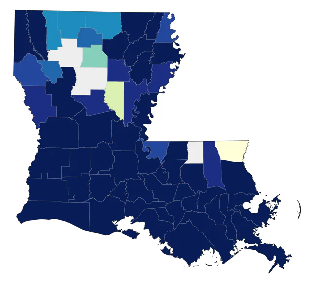 White-winged Dove county map