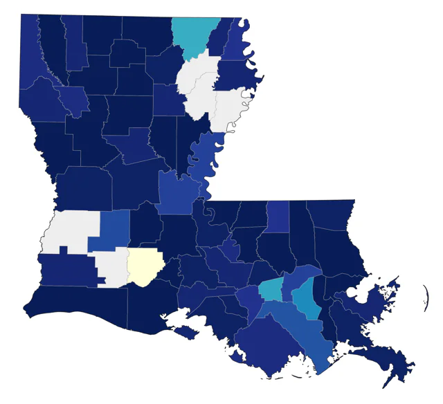 Worm-eating Warbler county map