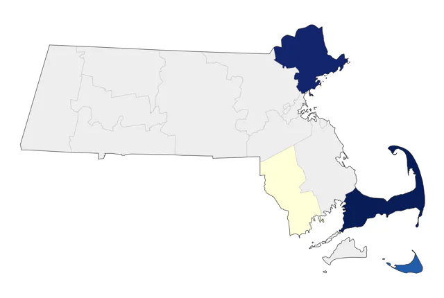 Atlantic Yellow-nosed Albatross county map