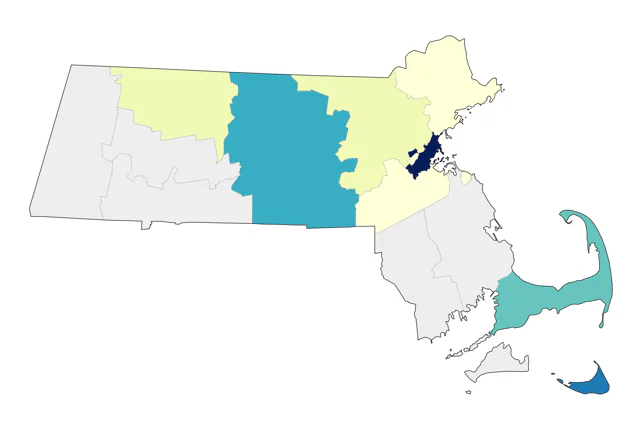 Black-backed Woodpecker county map