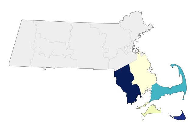 Bridled Tern county map
