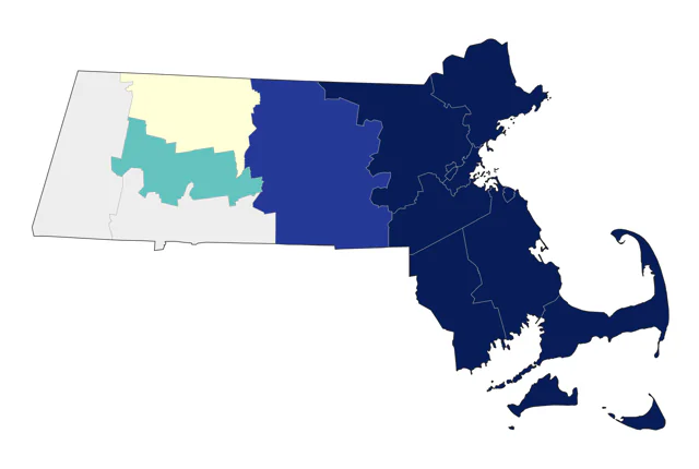 Common Eider county map