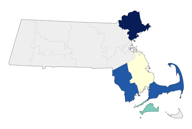Crested Caracara county map