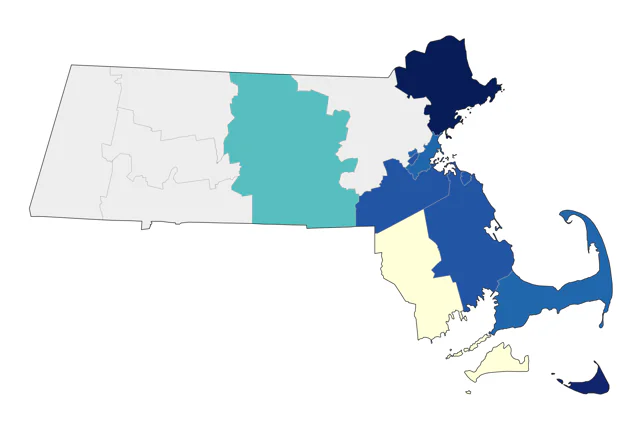 Eared Grebe county map