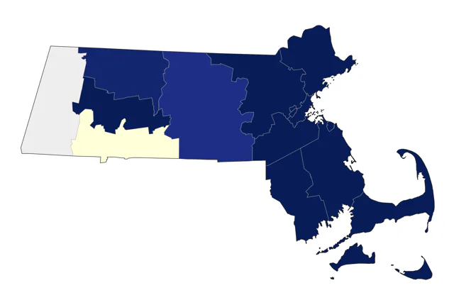 Great Cormorant county map