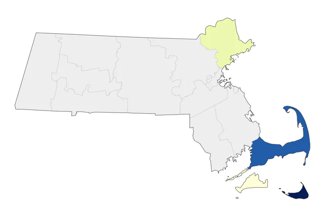 Great Skua county map