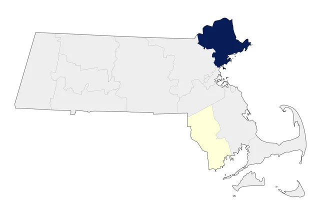Green-tailed Towhee county map