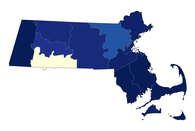 Hudsonian Whimbrel county map