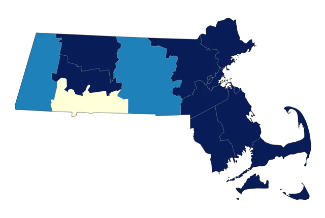 Laughing Gull county map