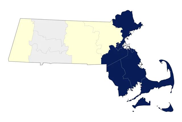 Least Tern county map