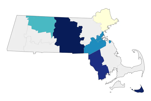 Mandarin Duck county map