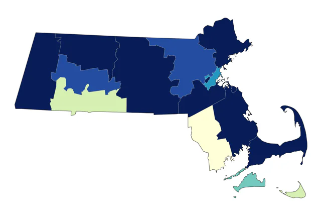 Northern Shrike county map