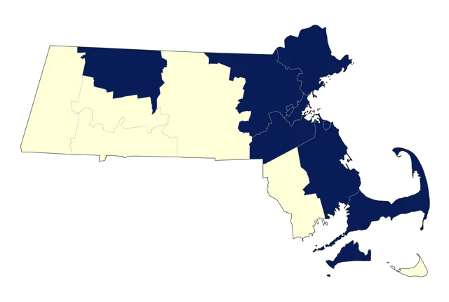 Orange-crowned Warbler county map