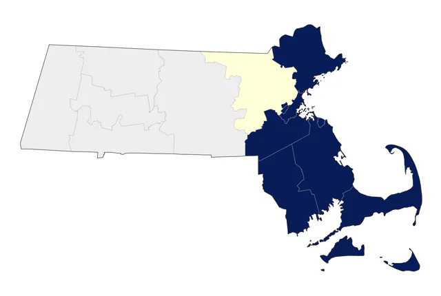 Piping Plover county map