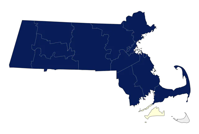 Red-shouldered Hawk county map