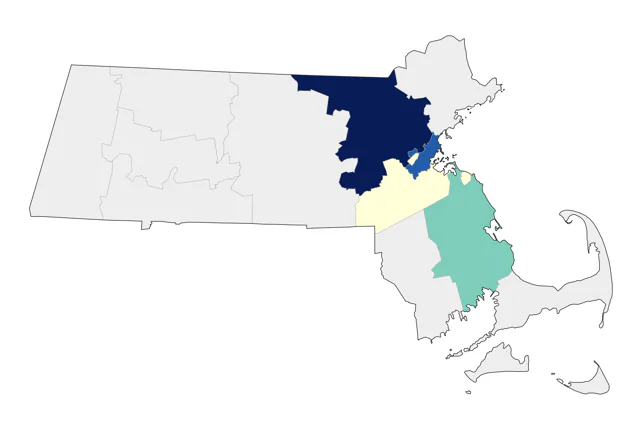Saffron Finch county map