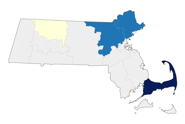 Slaty-backed Gull county map