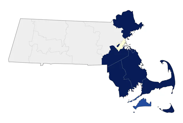 Sooty Shearwater county map