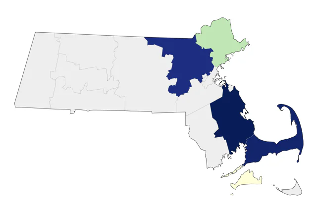 Swainson's Warbler county map