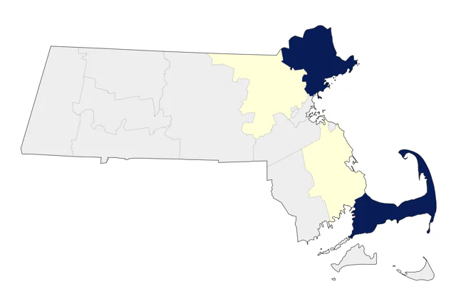 Tropical Kingbird county map