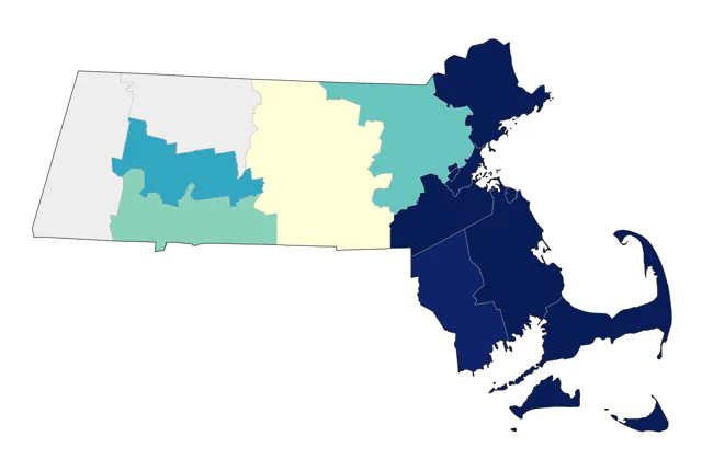 Western Sandpiper county map