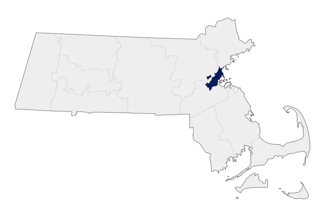 White-fronted Amazon county map