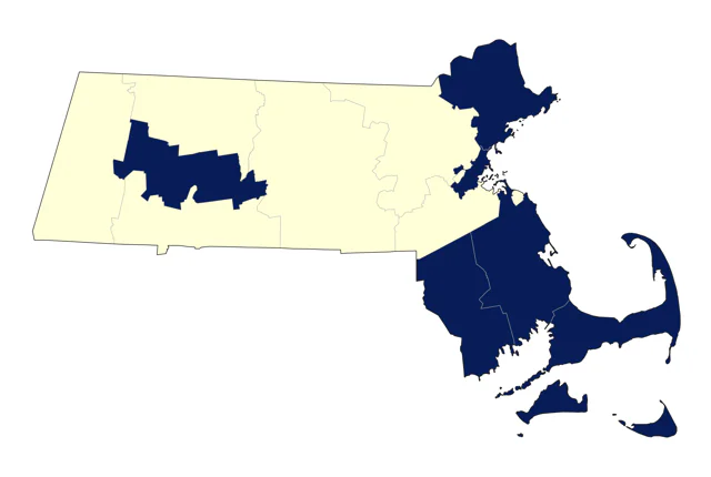 White-rumped Sandpiper county map