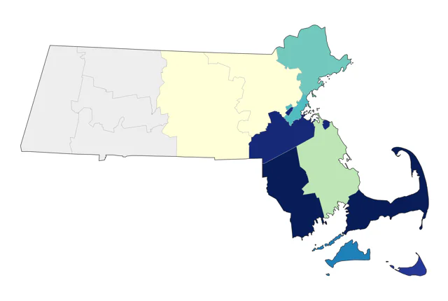 White-winged Dove county map