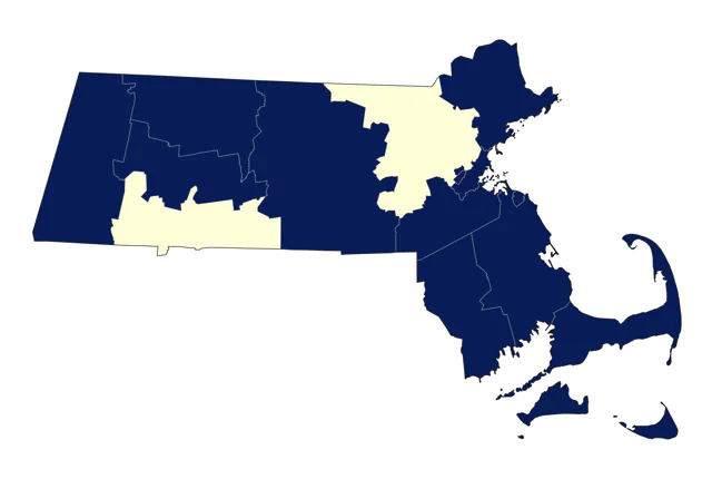 White-winged Scoter county map