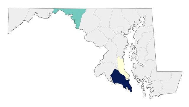 Allen's Hummingbird county map