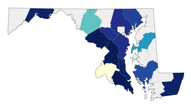 Anhinga county map