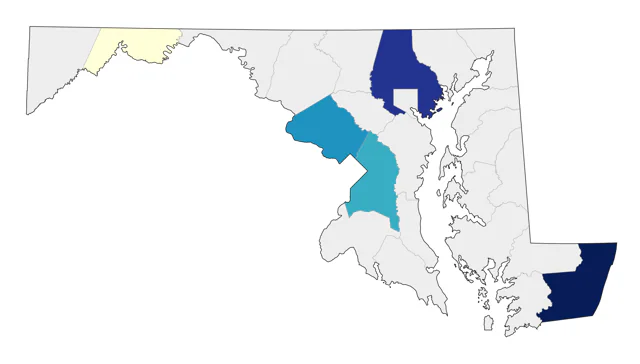 Arctic Tern county map