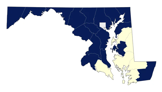 Bay-breasted Warbler county map