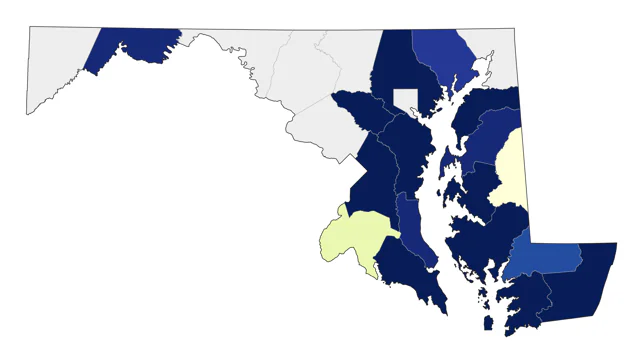 Black-necked Stilt county map