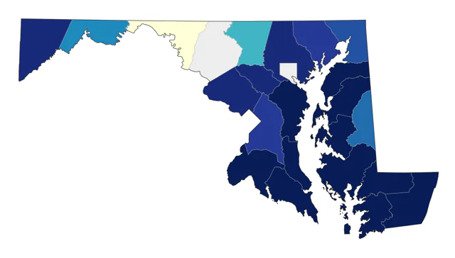 Black Scoter county map