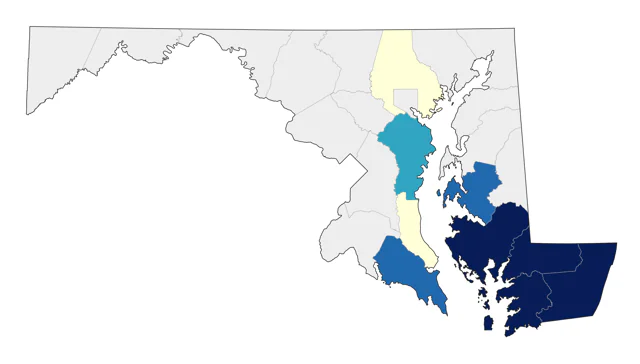 Boat-tailed Grackle county map