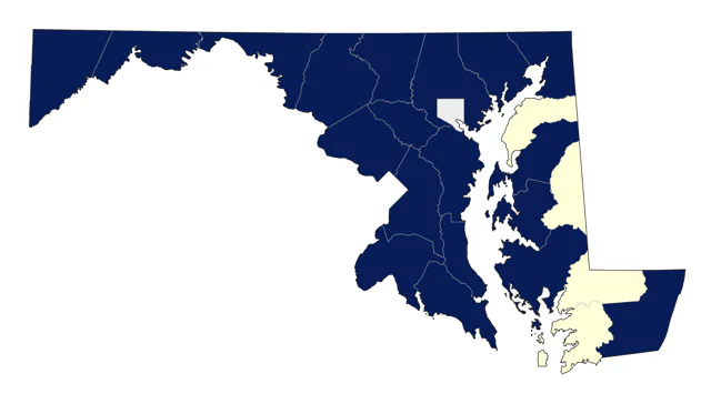 Cape May Warbler county map