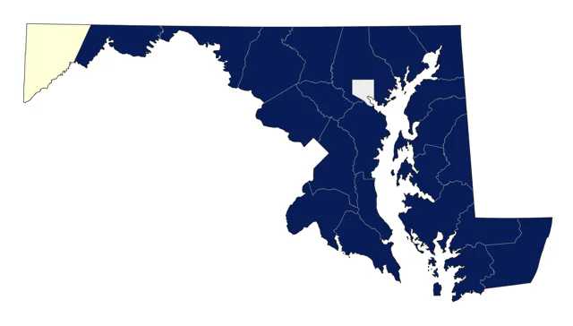 Carolina Chickadee county map