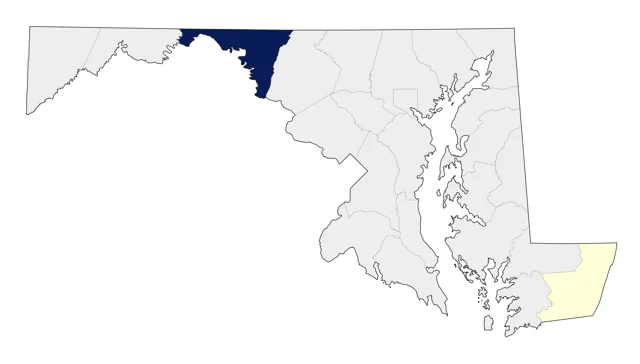 Chestnut-collared Longspur county map