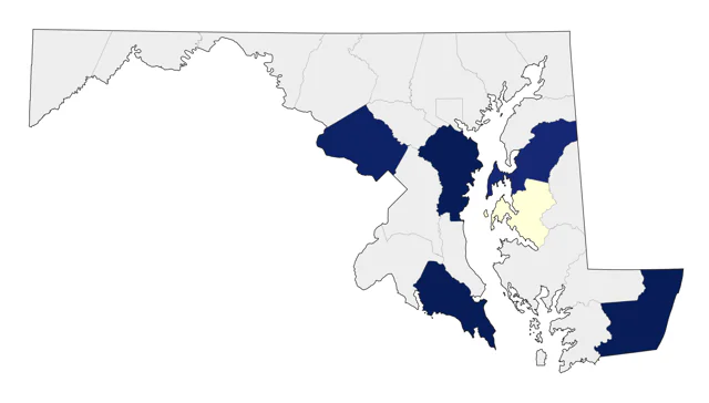 Common Eider county map