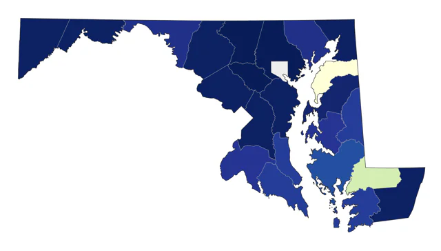 Evening Grosbeak county map