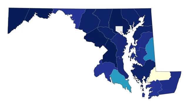 Golden-winged Warbler county map