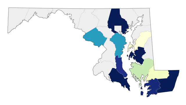 Gull-billed Tern county map