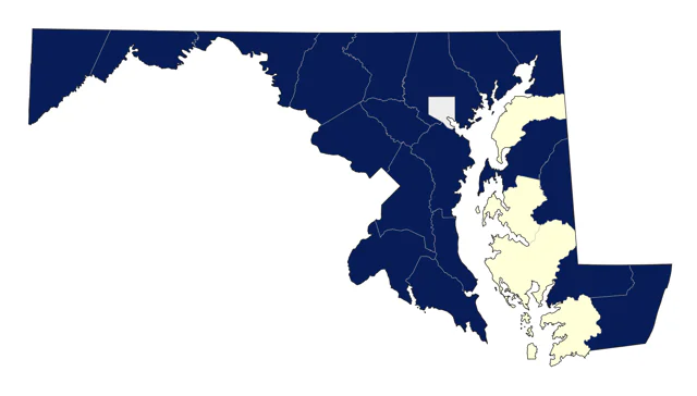 Hooded Warbler county map