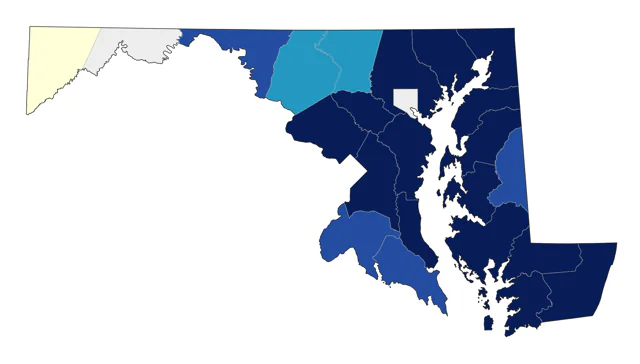 Little Blue Heron county map