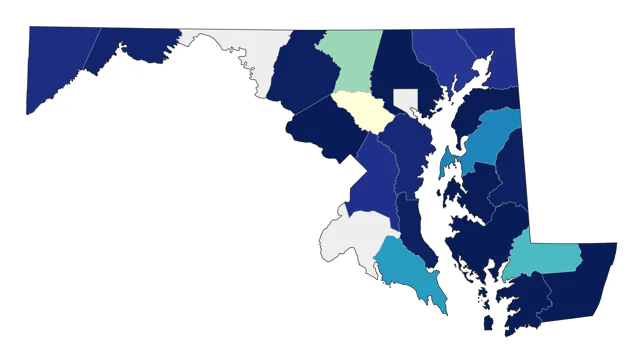 Long-billed Dowitcher county map