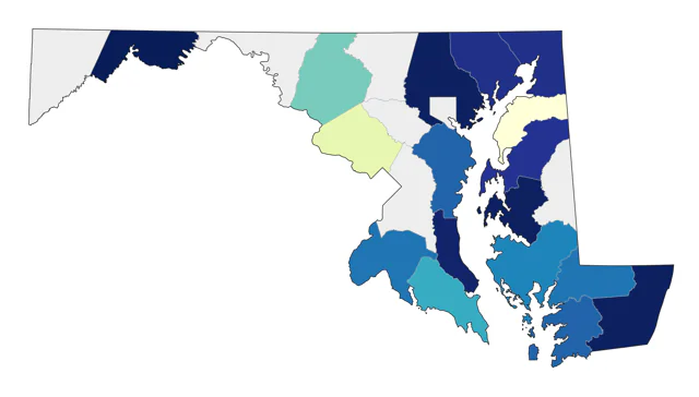 Marbled Godwit county map
