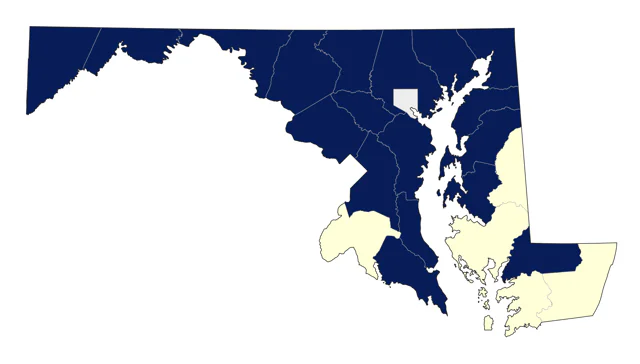 Nashville Warbler county map